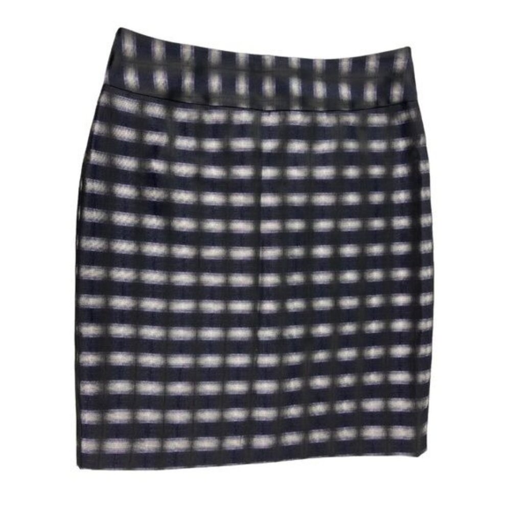 The Limited Abstract Print Career Pencil Skirt Size 6 Y2K Artsy Indie Sleaze
